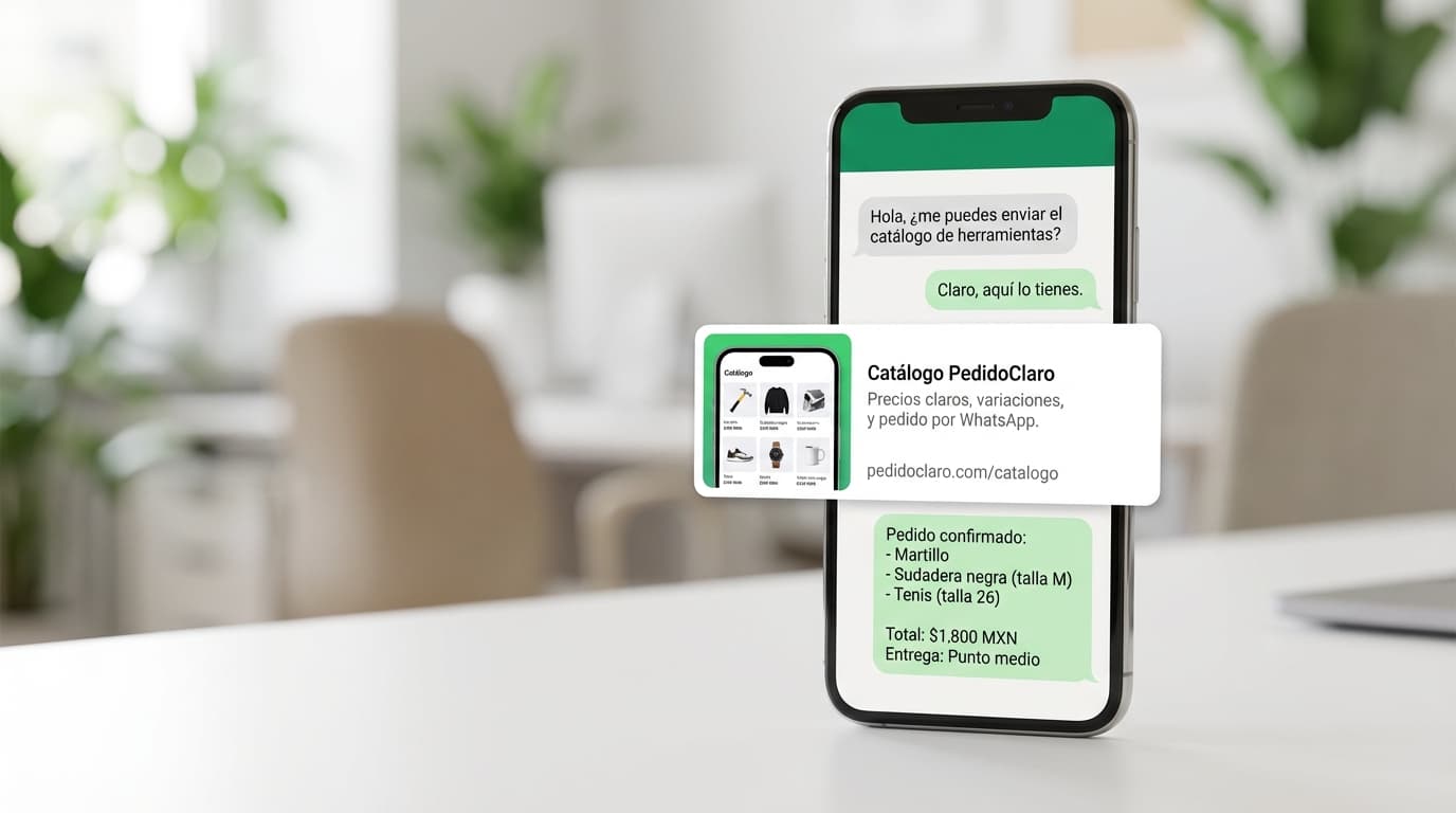 Pedido por WhatsApp - pedido claro por chat